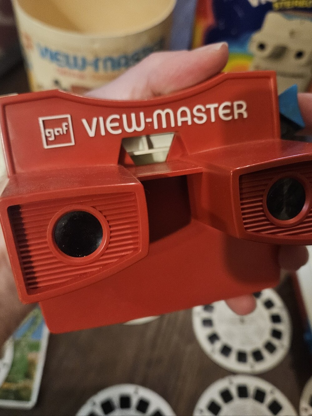 GAF VIEW-MASTER Viewer And Talking Viewmaster (Doesn't Work) With Reels Used . - Picture 9 of 12
